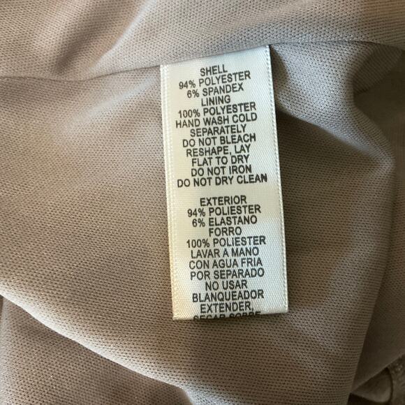 Eliza J Gold Metallic Long Sleeve Evening Gown Size 10 Ruched Thigh Slit Formal - Picture 11 of 14